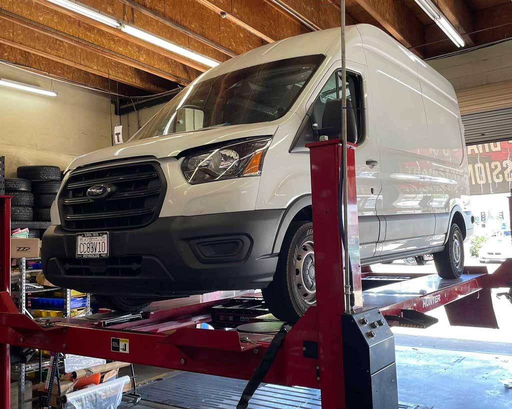 Wheel Alignment on a Ford Transit